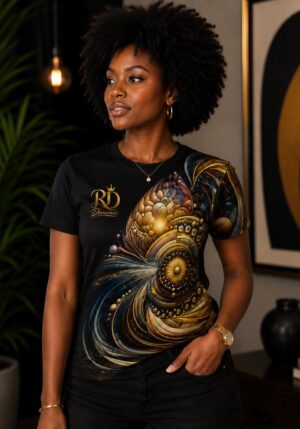 Gold Relic Black Tee — Non-Fit