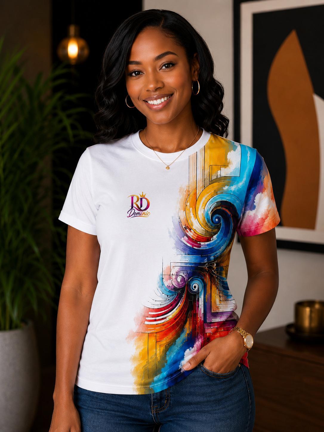 Blue Swirl Tee — Non-Fit